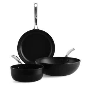 Poêle en céramique supérieure 28 cm, wok 30 cm, sauteuse 20 cm